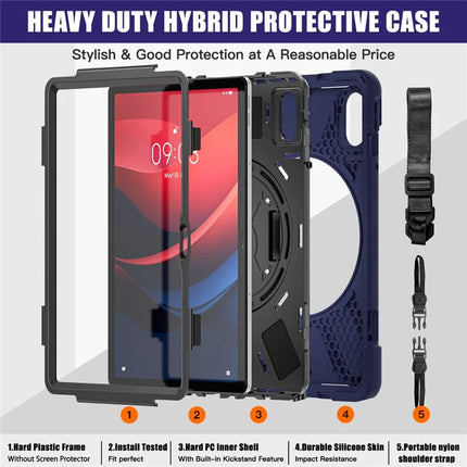 Tablet Case with Shoulder Strap for Lenovo Tab M11 TB-330FU 331FC / Tab K11 TB-330XU / Xiaoxin Pad 11 2024 Kickstand Cover