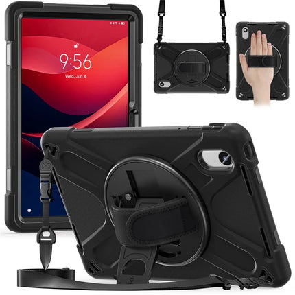 Tablet Case with Shoulder Strap for Lenovo Tab M11 TB-330FU 331FC / Tab K11 TB-330XU / Xiaoxin Pad 11 2024 Kickstand Cover - Black