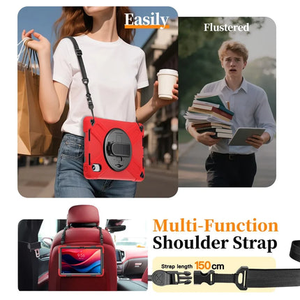 Tablet Case with Shoulder Strap for Lenovo Tab M11 TB-330FU 331FC / Tab K11 TB-330XU / Xiaoxin Pad 11 2024 Kickstand Cover