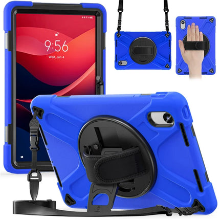 Tablet Case with Shoulder Strap for Lenovo Tab M11 TB-330FU 331FC / Tab K11 TB-330XU / Xiaoxin Pad 11 2024 Kickstand Cover - Blue