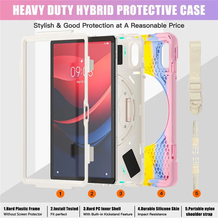 Tablet Case with Shoulder Strap for Lenovo Tab M11 TB-330FU 331FC / Tab K11 TB-330XU / Xiaoxin Pad 11 2024 Kickstand Cover