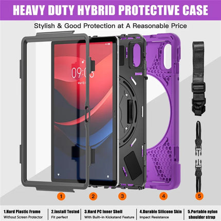 Tablet Case with Shoulder Strap for Lenovo Tab M11 TB-330FU 331FC / Tab K11 TB-330XU / Xiaoxin Pad 11 2024 Kickstand Cover