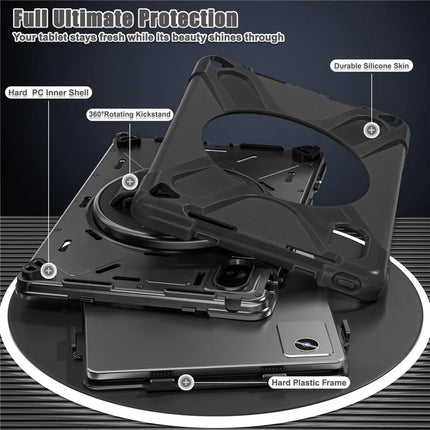 Kickstand Tablet Case for Lenovo Tab M11 TB-330FU 331FC / Tab K11 TB-330XU / Xiaoxin Pad 11 2024 TPU PC Silicone Cover