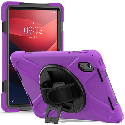 Kickstand Tablet Case for Lenovo Tab M11 TB-330FU 331FC / Tab K11 TB-330XU / Xiaoxin Pad 11 2024 TPU PC Silicone Cover - Purple