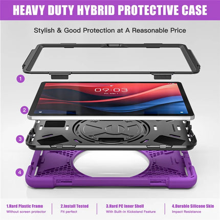 Kickstand Tablet Case for Lenovo Tab M11 TB-330FU 331FC / Tab K11 TB-330XU / Xiaoxin Pad 11 2024 TPU PC Silicone Cover