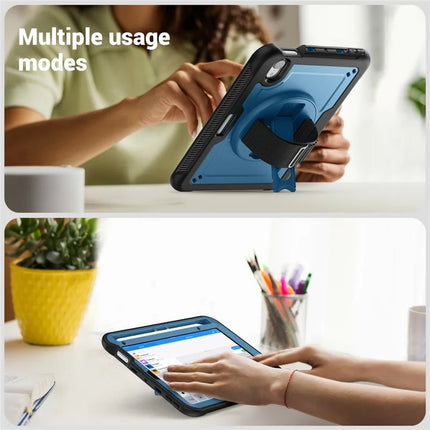 For iPad mini (2024)  /  (2021) Case Compatible with MagSafe Kickstand PC + TPU Tablet Cover