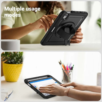 For iPad mini (2024)  /  (2021) Case Compatible with MagSafe Kickstand PC + TPU Tablet Cover