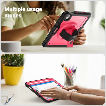 For iPad mini (2024)  /  (2021) Case Compatible with MagSafe Kickstand PC + TPU Tablet Cover
