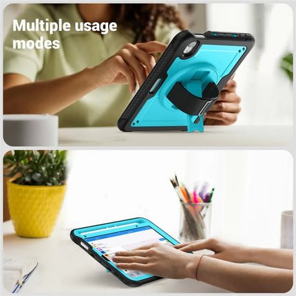 For iPad mini (2024)  /  (2021) Case Compatible with MagSafe Kickstand PC + TPU Tablet Cover