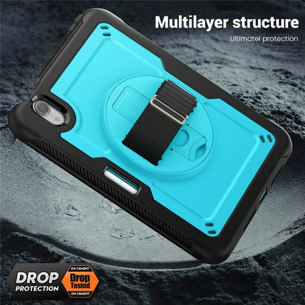 For iPad mini (2024)  /  (2021) Case Compatible with MagSafe Kickstand PC + TPU Tablet Cover