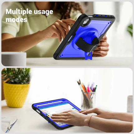 For iPad mini (2024)  /  (2021) Case Compatible with MagSafe Kickstand PC + TPU Tablet Cover