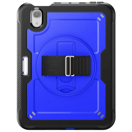 For iPad mini (2024)  /  (2021) Case Compatible with MagSafe Kickstand PC + TPU Tablet Cover with Shoulder Strap