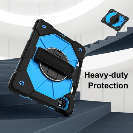 Tablet Case For iPad Pro 11 (2022) / (2021) / (2020) / (2018) / iPad Air (2022) / (2020) Silicone + PC Kickstand Cover with Strap