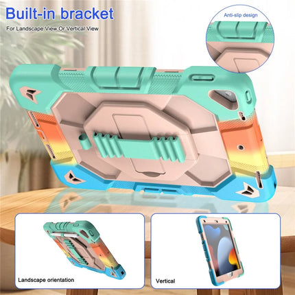 Tablet Case For iPad 10.2 (2021) / (2020) / (2019) PC + Silicone Wrist Strap Protective Cover