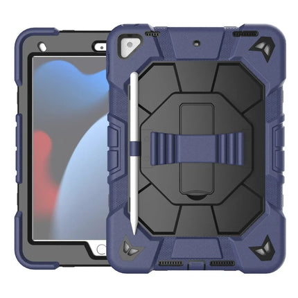 Tablet Case For iPad 10.2 (2021) / (2020) / (2019) PC + Silicone Wrist Strap Protective Cover