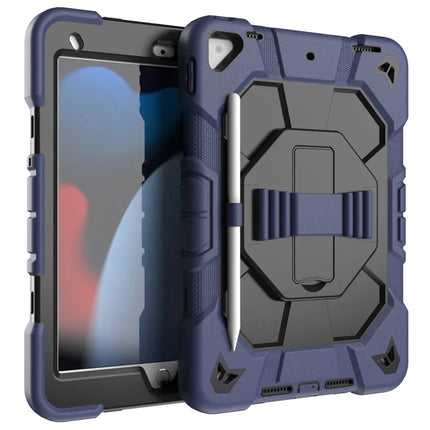 Tablet Case For iPad 10.2 (2021) / (2020) / (2019) PC + Silicone Wrist Strap Protective Cover
