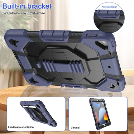Tablet Case For iPad 10.2 (2021) / (2020) / (2019) PC + Silicone Wrist Strap Protective Cover