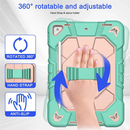 Tablet Case For iPad 10.2 (2021) / (2020) / (2019) PC + Silicone Wrist Strap Protective Cover