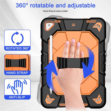 Tablet Case For iPad 10.2 (2021) / (2020) / (2019) PC + Silicone Wrist Strap Protective Cover