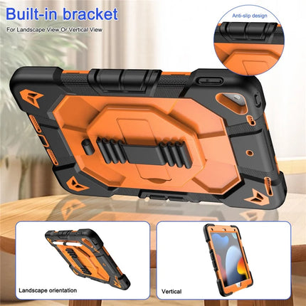 Tablet Case For iPad 10.2 (2021) / (2020) / (2019) PC + Silicone Wrist Strap Protective Cover
