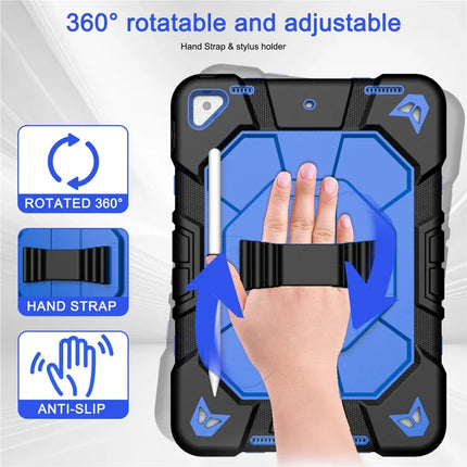 Tablet Case For iPad 10.2 (2021) / (2020) / (2019) PC + Silicone Wrist Strap Protective Cover
