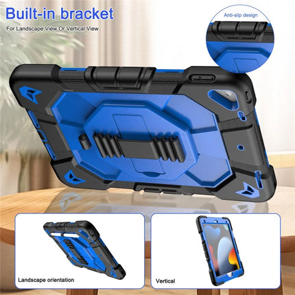 Tablet Case For iPad 10.2 (2021) / (2020) / (2019) PC + Silicone Wrist Strap Protective Cover