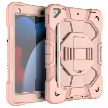 Tablet Case For iPad 10.2 (2021) / (2020) / (2019) PC + Silicone Wrist Strap Protective Cover