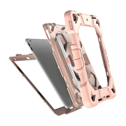 Tablet Case For iPad 10.2 (2021) / (2020) / (2019) PC + Silicone Wrist Strap Protective Cover