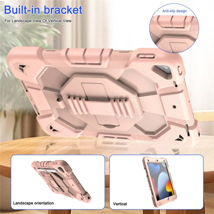 Tablet Case For iPad 10.2 (2021) / (2020) / (2019) PC + Silicone Wrist Strap Protective Cover