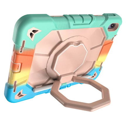 For iPad 10.9 (2022) Case with Hand Grip Kickstand PC + Silicone Tablet Cover
