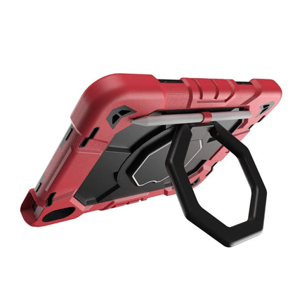 For iPad 10.9 (2022) Case with Hand Grip Kickstand PC + Silicone Tablet Cover