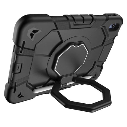 For iPad 10.9 (2022) Case with Hand Grip Kickstand PC + Silicone Tablet Cover