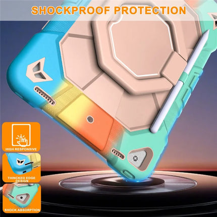 Tablet Case For iPad 10.2 (2021) / (2020) / (2019) PC + Silicone Cover with Hand Grip Kickstand