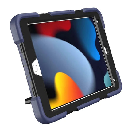 Tablet Case For iPad 10.2 (2021) / (2020) / (2019) PC + Silicone Cover with Hand Grip Kickstand