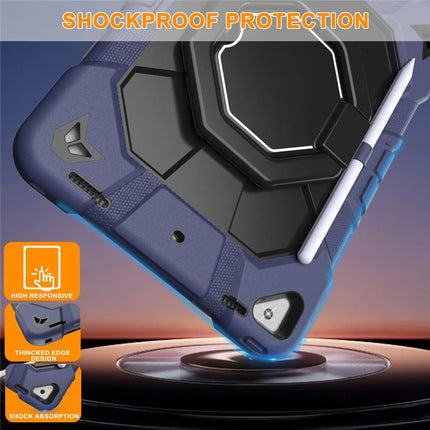 Tablet Case For iPad 10.2 (2021) / (2020) / (2019) PC + Silicone Cover with Hand Grip Kickstand