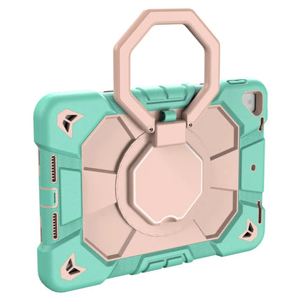 Tablet Case For iPad 10.2 (2021) / (2020) / (2019) PC + Silicone Cover with Hand Grip Kickstand