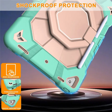 Tablet Case For iPad 10.2 (2021) / (2020) / (2019) PC + Silicone Cover with Hand Grip Kickstand