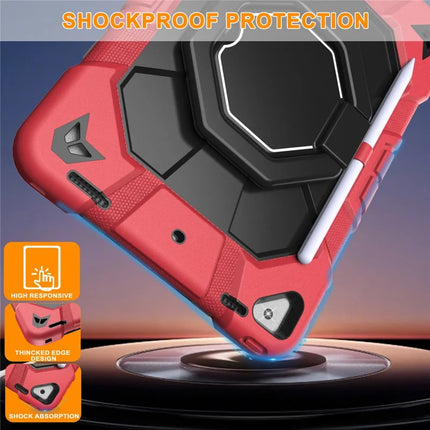 Tablet Case For iPad 10.2 (2021) / (2020) / (2019) PC + Silicone Cover with Hand Grip Kickstand