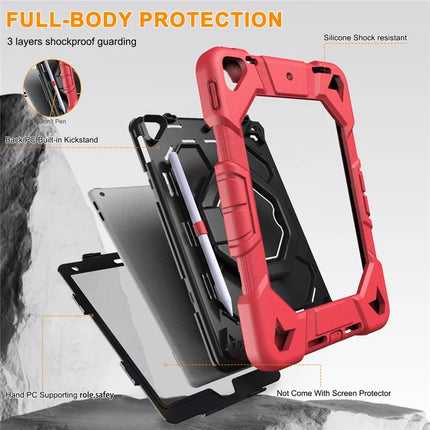Tablet Case For iPad 10.2 (2021) / (2020) / (2019) PC + Silicone Cover with Hand Grip Kickstand