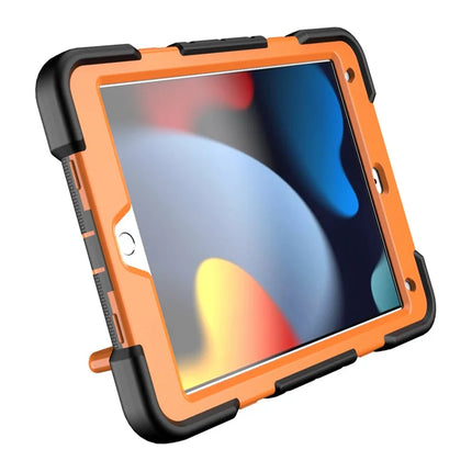 Tablet Case For iPad 10.2 (2021) / (2020) / (2019) PC + Silicone Cover with Hand Grip Kickstand