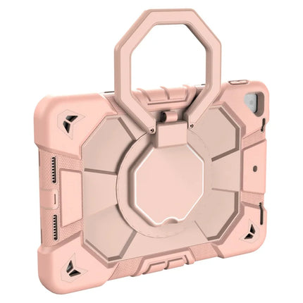 Tablet Case For iPad 10.2 (2021) / (2020) / (2019) PC + Silicone Cover with Hand Grip Kickstand