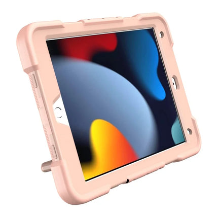 Tablet Case For iPad 10.2 (2021) / (2020) / (2019) PC + Silicone Cover with Hand Grip Kickstand