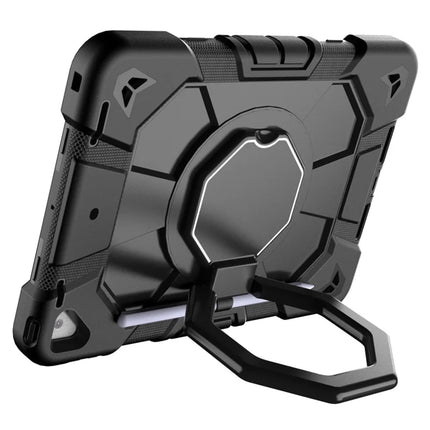 Tablet Case For iPad 10.2 (2021) / (2020) / (2019) PC + Silicone Cover with Hand Grip Kickstand