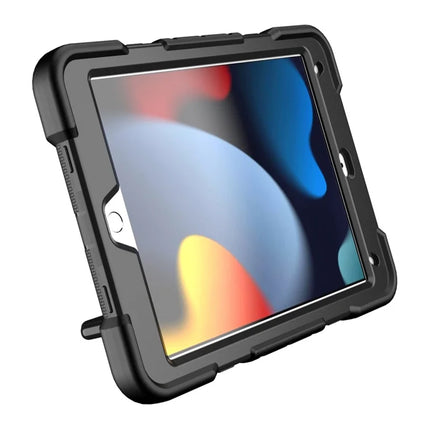 Tablet Case For iPad 10.2 (2021) / (2020) / (2019) PC + Silicone Cover with Hand Grip Kickstand
