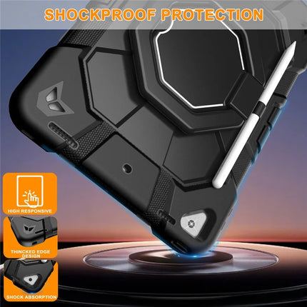 Tablet Case For iPad 10.2 (2021) / (2020) / (2019) PC + Silicone Cover with Hand Grip Kickstand