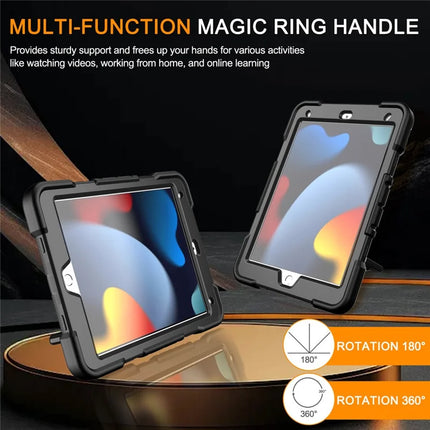 Tablet Case For iPad 10.2 (2021) / (2020) / (2019) PC + Silicone Cover with Hand Grip Kickstand