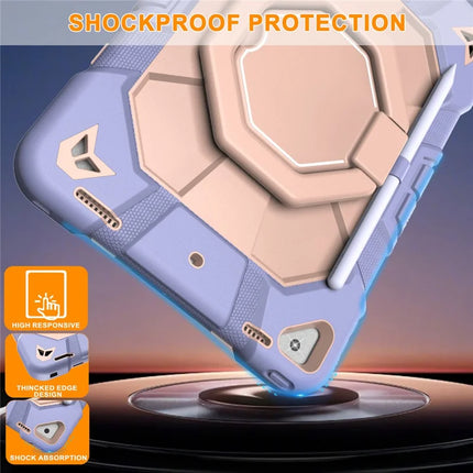 Tablet Case For iPad 10.2 (2021) / (2020) / (2019) PC + Silicone Cover with Hand Grip Kickstand