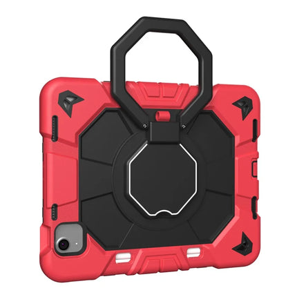 For iPad Air 11 (2024) Case with Hand Grip Kickstand PC + Silicone Tablet Cover
