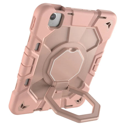 For iPad Air 11 (2024) Case with Hand Grip Kickstand PC + Silicone Tablet Cover