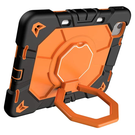 For iPad Air 11 (2024) Case with Hand Grip Kickstand PC + Silicone Tablet Cover